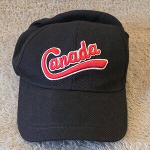 Canada Embroidered Black Dad Cap – Adjustable